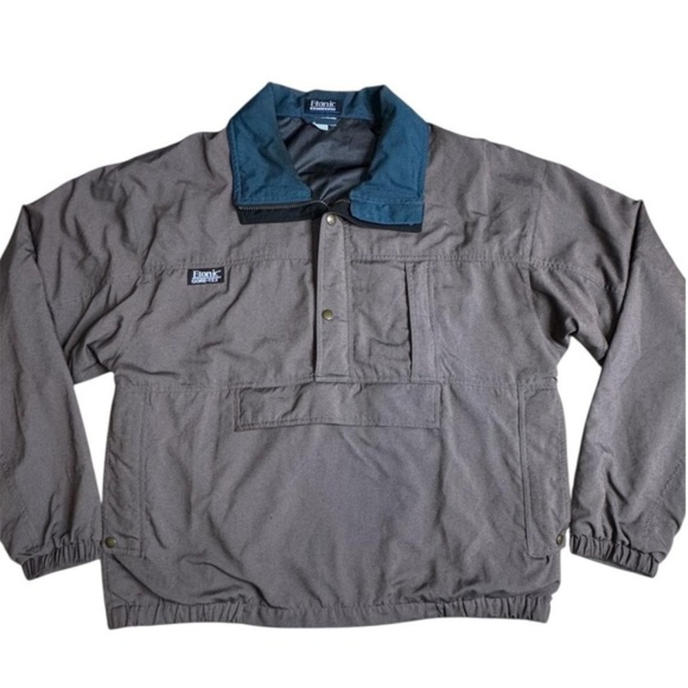 Vintage Windbreaker Pullover Jacket Men's Large GolfWear Etonic Waterproof